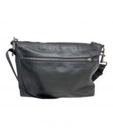 COACH（コーチ）の古着「COACH レザーショルダーバッグ」｜ブラック