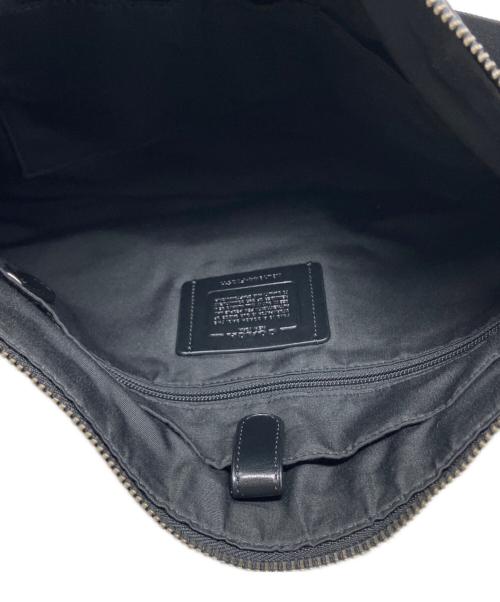 COACH（コーチ）COACH (コーチ) COACH レザーショルダーバッグ ブラックの古着・服飾アイテム