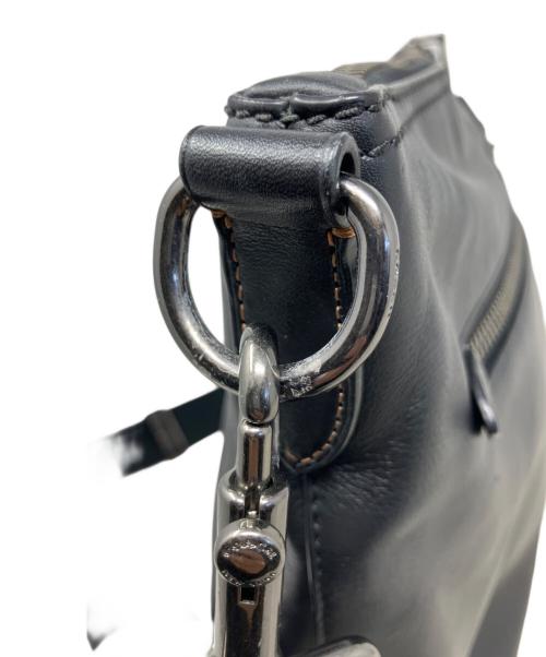 COACH（コーチ）COACH (コーチ) COACH レザーショルダーバッグ ブラックの古着・服飾アイテム