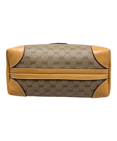 GUCCI（グッチ）GUCCI (グッチ) GUCCI GG ニショルダーバッグ ブラウン×グレーの古着・服飾アイテム