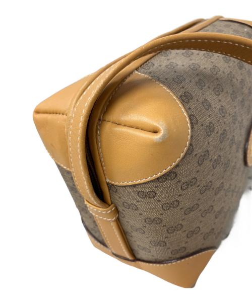 GUCCI（グッチ）GUCCI (グッチ) GUCCI GG ニショルダーバッグ ブラウン×グレーの古着・服飾アイテム