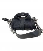 DIESELディーゼル）の古着「DIESEL ショルダーバッグ」｜ブラック×イエロー