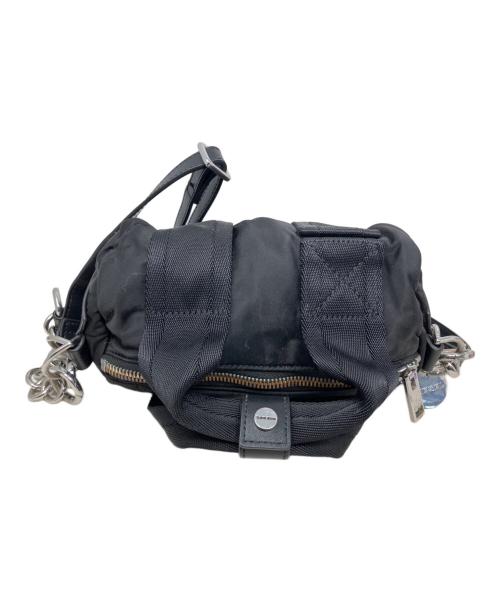 DIESEL（ディーゼル）DIESEL (ディーゼル) DIESEL ショルダーバッグ ブラック×イエローの古着・服飾アイテム