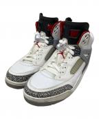 NIKEナイキ）の古着「NIKE AIR JORDAN SPIZIKE スニーカー」｜ホワイト×グレー