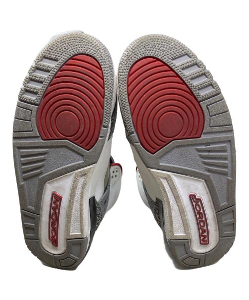 NIKE（ナイキ）NIKE (ナイキ) NIKE AIR JORDAN SPIZIKE スニーカー ホワイト×グレー サイズ:27㎝の古着・服飾アイテム