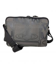 Vivienne Westwood（ヴィヴィアンウエストウッド）の古着「Vivienne Westwood TAG ショルダーバッグ」｜グレー