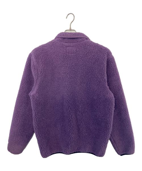 stussy（ステューシー）stussy (ステューシー) stussy ボアジャケット パープル サイズ:Lの古着・服飾アイテム