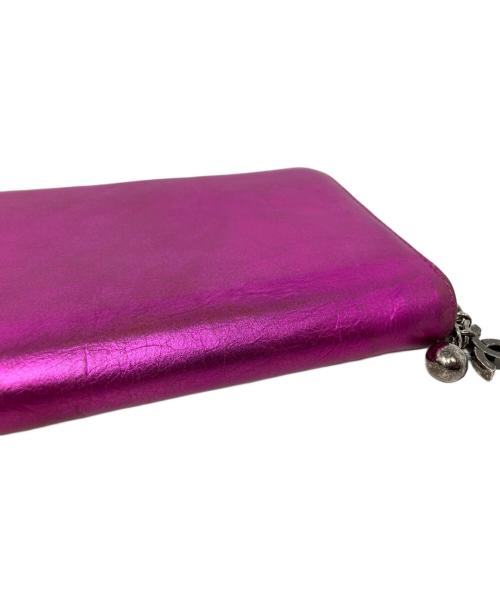 CHANEL（シャネル）CHANEL (シャネル) CHANEL 長財布 メタリックピンクの古着・服飾アイテム