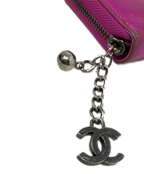 CHANEL（シャネル）CHANEL (シャネル) CHANEL 長財布 メタリックピンクの古着・服飾アイテム