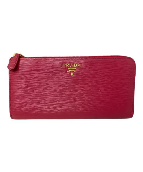 PRADA（プラダ）PRADA (プラダ) PRADA 長財布 ピンクの古着・服飾アイテム