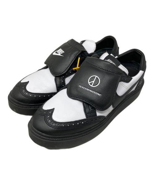 NIKE（ナイキ）NIKE (ナイキ) PEACEMINUSONE (ピースマイナスワン) スニーカー ホワイト×ブラック サイズ:26.5の古着・服飾アイテム