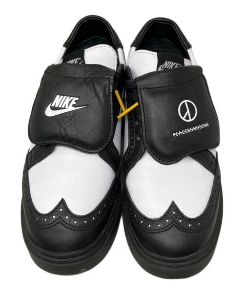 NIKE（ナイキ）NIKE (ナイキ) PEACEMINUSONE (ピースマイナスワン) スニーカー ホワイト×ブラック サイズ:26.5の古着・服飾アイテム