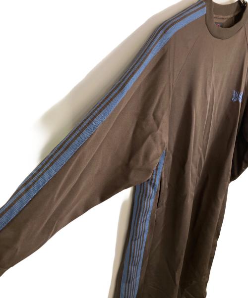 Needles（ニードルズ）Needles (ニードルズ) BEAMS BOY (ビームスボーイ) 長袖ワンピース ブラウン×ブルー サイズ:2の古着・服飾アイテム