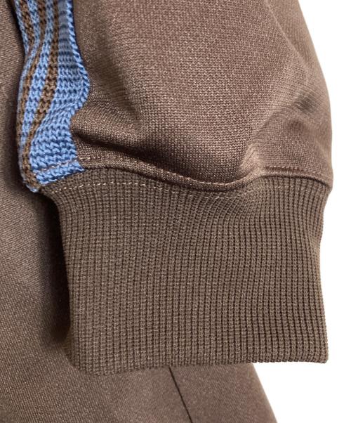 Needles（ニードルズ）Needles (ニードルズ) BEAMS BOY (ビームスボーイ) 長袖ワンピース ブラウン×ブルー サイズ:2の古着・服飾アイテム