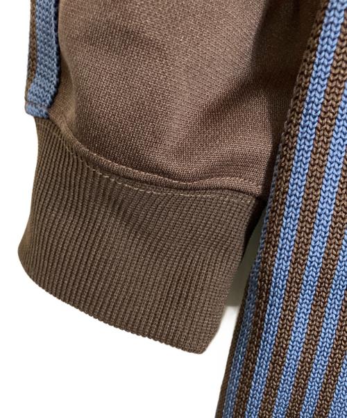 Needles（ニードルズ）Needles (ニードルズ) BEAMS BOY (ビームスボーイ) 長袖ワンピース ブラウン×ブルー サイズ:2の古着・服飾アイテム