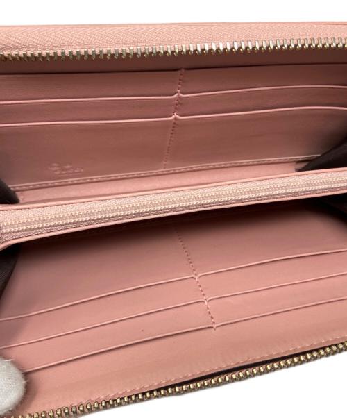 GUCCI（グッチ）GUCCI (グッチ) ラウンドファスナー財布 ピンクの古着・服飾アイテム