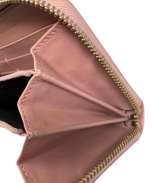 GUCCI（グッチ）GUCCI (グッチ) ラウンドファスナー財布 ピンクの古着・服飾アイテム