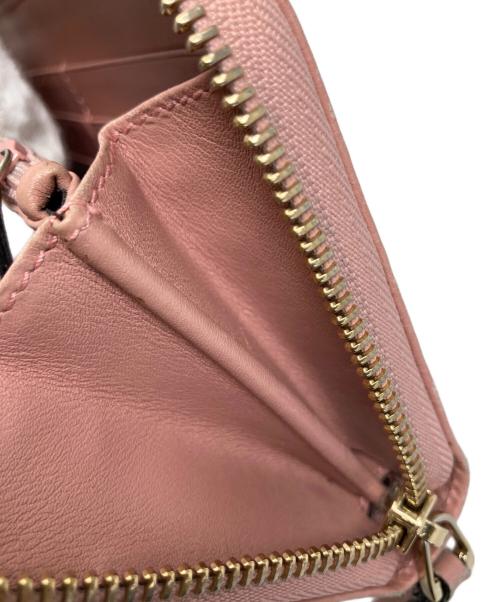 GUCCI（グッチ）GUCCI (グッチ) ラウンドファスナー財布 ピンクの古着・服飾アイテム