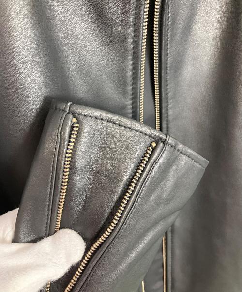 UNITED TOKYO（ユナイテッドトーキョー）UNITED TOKYO (ユナイテッドトーキョー) ラムレザージャケット ブラック サイズ:2の古着・服飾アイテム