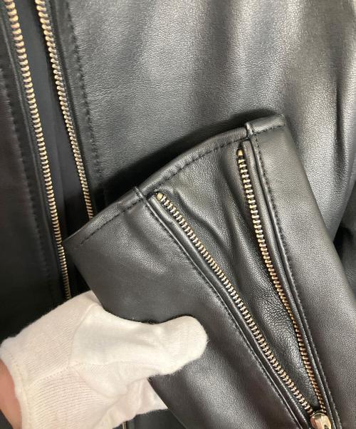 UNITED TOKYO（ユナイテッドトーキョー）UNITED TOKYO (ユナイテッドトーキョー) ラムレザージャケット ブラック サイズ:2の古着・服飾アイテム