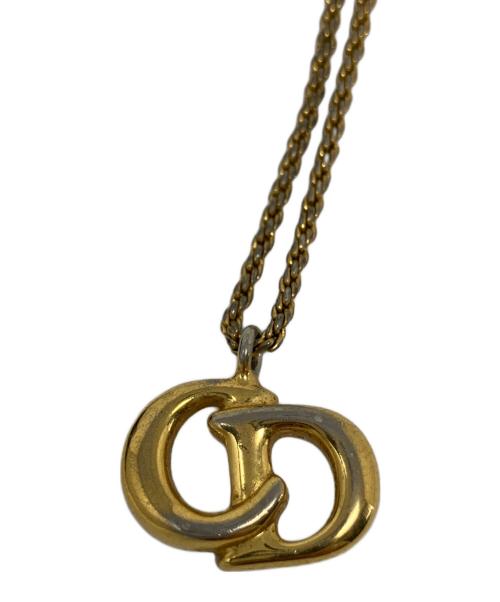 Christian Dior（クリスチャン ディオール）Christian Dior (クリスチャン ディオール) Christian Dior CDトップ ネックレス ゴールドの古着・服飾アイテム