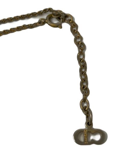 Christian Dior（クリスチャン ディオール）Christian Dior (クリスチャン ディオール) Christian Dior CDトップ ネックレス ゴールドの古着・服飾アイテム