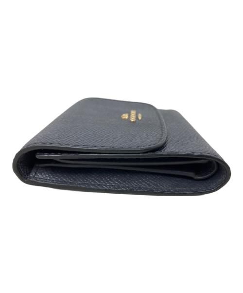 COACH（コーチ）COACH (コーチ) COACH 3つ折り財布 ネイビーの古着・服飾アイテム