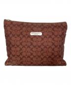 COACHコーチ）の古着「COACH セカンドバッグ」｜ブラウン