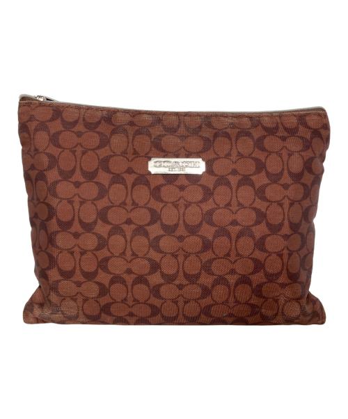 COACH（コーチ）COACH (コーチ) COACH セカンドバッグ ブラウンの古着・服飾アイテム