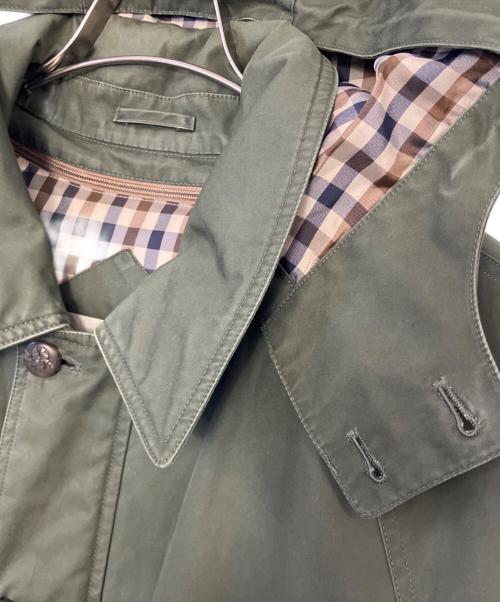 Aquascutum（アクアスキュータム）Aquascutum (アクアスキュータム) Aquascutum ライナー付コート オリーブ サイズ:Lの古着・服飾アイテム