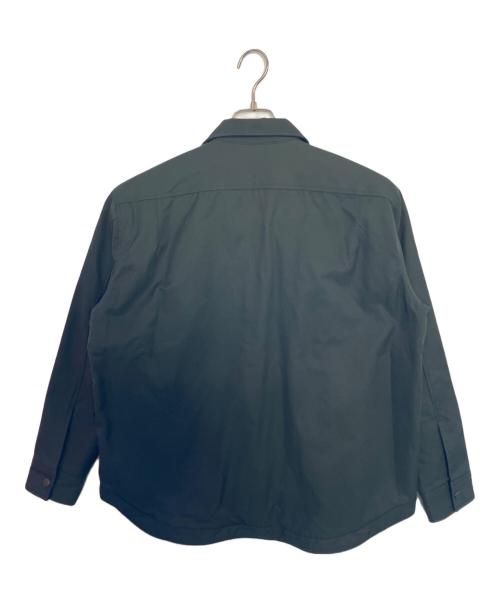 LACOSTE（ラコステ）LACOSTE (ラコステ) LACOSTE プレーン×バッファローチェックリバーシブルシャツアウター ダークグリーン サイズ:US Sの古着・服飾アイテム