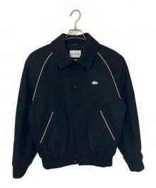 LACOSTE（ラコステ）の古着「LACOSTE HOLIDAY ウールブレンドバーシティジャケット」｜ブラック
