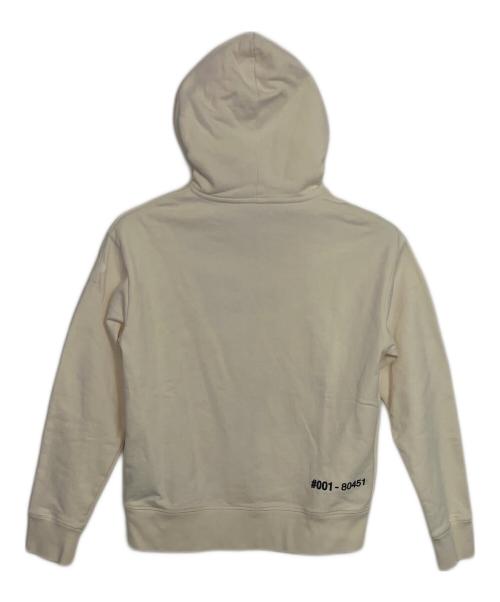 MONCLER（モンクレール）MONCLER (モンクレール) プルオーバーパーカー ホワイト サイズ:Sの古着・服飾アイテム