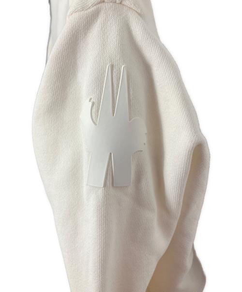 MONCLER（モンクレール）MONCLER (モンクレール) プルオーバーパーカー ホワイト サイズ:Sの古着・服飾アイテム