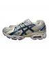 asics (アシックス) asics スニーカー ホワイト×ネイビー サイズ:26cm：12000円