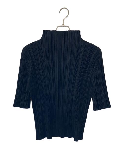 PLEATS PLEASE（プリーツプリーズ）PLEATS PLEASE (プリーツプリーズ) PLEATS PLEASE 半袖カットソー ブラック サイズ:3の古着・服飾アイテム