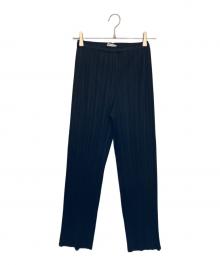 PLEATS PLEASE（プリーツプリーズ）の古着「THE NORTH FACE プリーツパンツ」｜ブラック