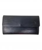 LOUIS VUITTONルイ ヴィトン）の古着「長財布」｜ブラック