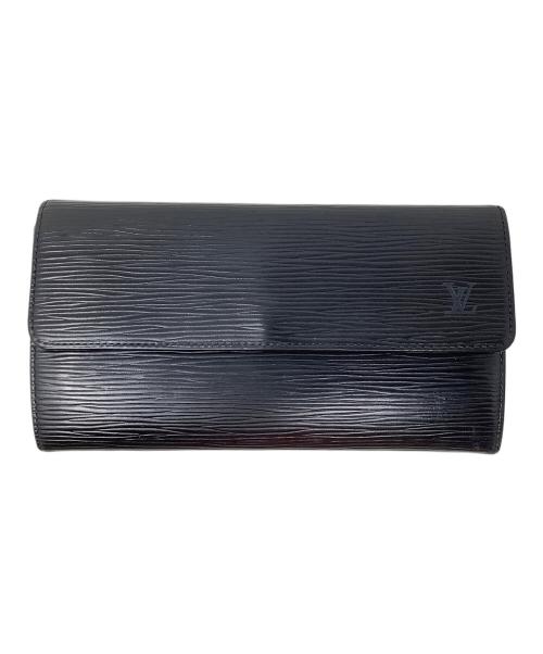 LOUIS VUITTON（ルイ ヴィトン）LOUIS VUITTON (ルイ ヴィトン) 長財布 ブラックの古着・服飾アイテム