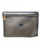 CELINEセリーヌ）の古着「CELINE クラッチバッグ」｜ブラック