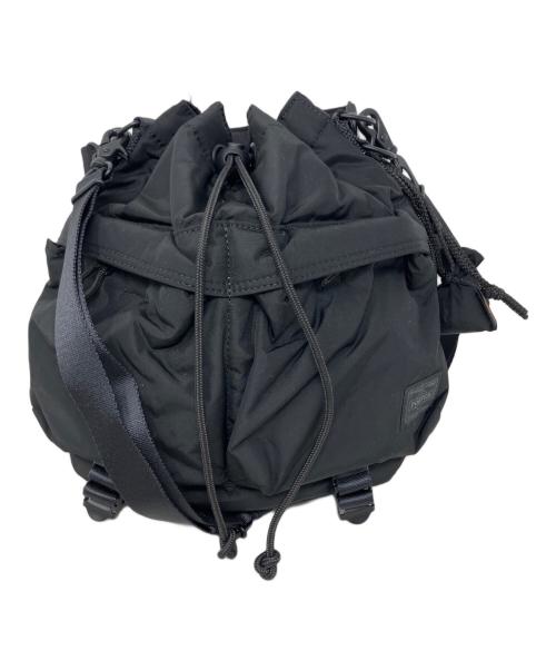 PORTER（ポーター）PORTER (ポーター) PORTER 巾着ショルダーバッグ ブラックの古着・服飾アイテム