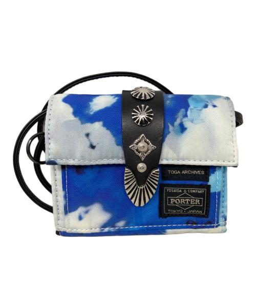 PORTER（ポーター）PORTER (ポーター) TOGA ARCHIVES (トーガアーカイブス) PORTER TOGA ARCHIVES ショルダーウォレット ブルーの古着・服飾アイテム