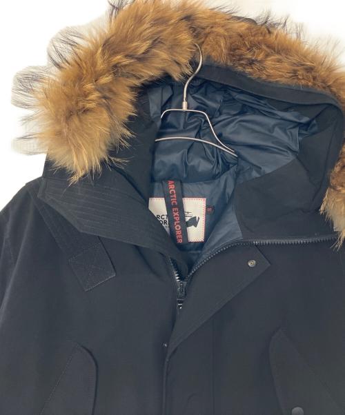 ARCTIC EXPLORER（アークティックエクスプローラー）ARCTIC EXPLORER (アークティックエクスプローラー) ARCTIC EXPLORER ダウンジャケット ブラック サイズ:Sの古着・服飾アイテム