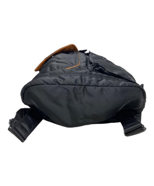 PORTER（ポーター）PORTER (ポーター) PORTER タンカー リュック ブラック×オレンジの古着・服飾アイテム