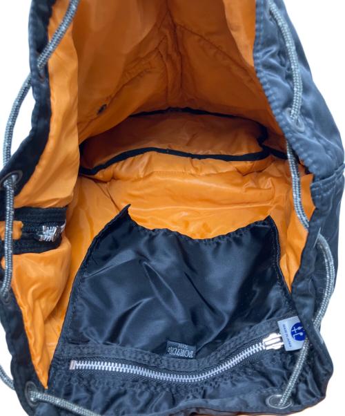 PORTER（ポーター）PORTER (ポーター) PORTER タンカー リュック ブラック×オレンジの古着・服飾アイテム