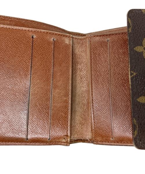 LOUIS VUITTON（ルイ ヴィトン）LOUIS VUITTON (ルイ ヴィトン) LOUIS VUITTON モノグラム ポルト モネ・ビエ カルト クレディ 3つ折り財布 ブラウンの古着・服飾アイテム