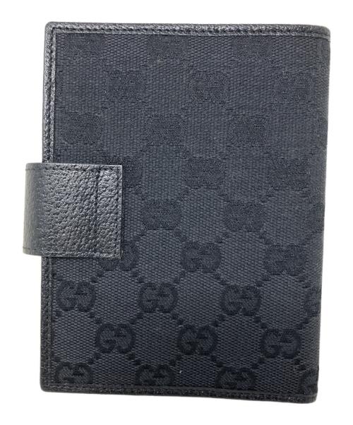 GUCCI（グッチ）GUCCI (グッチ) GUCCI 手帳カバー ブラックの古着・服飾アイテム