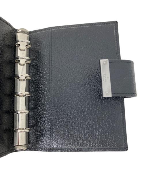 GUCCI（グッチ）GUCCI (グッチ) GUCCI 手帳カバー ブラックの古着・服飾アイテム