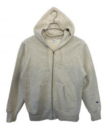 Champion REVERSE WEAVE（チャンピオン リバース ウィーブ）の古着「Champion REVERSE WEAVE ジップパーカー」｜グレー