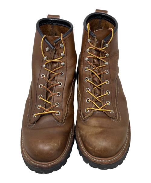 RED WING（レッドウィング）RED WING (レッドウィング) RED WING LINEMAN LUG ブーツ ブラウン サイズ:28.5cmの古着・服飾アイテム